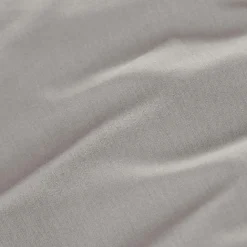 Drap housse percale de coton (160 x 200 cm) Cali Gris clair