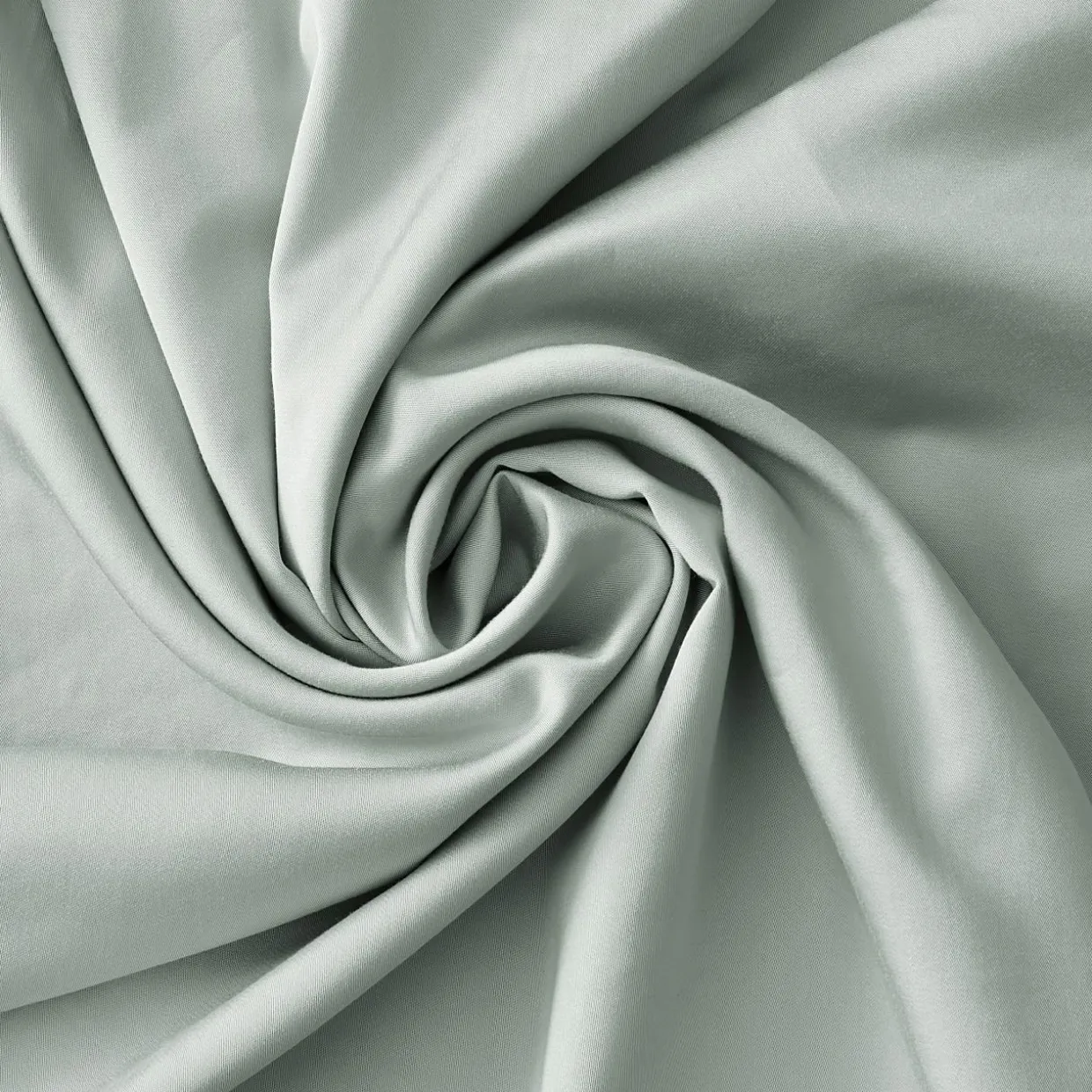 Drap housse satin de bambou (140 x 200 cm) Sienna Vert eucalyptus
