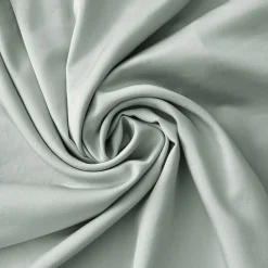Drap housse satin de bambou (90 x 190 cm) Sienna Vert eucalyptus
