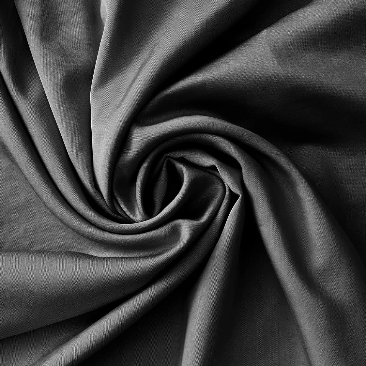Drap housse satin de bambou (180 x 200 cm) Sienna Noir