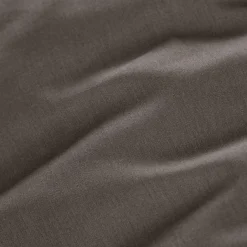 Drap plat percale de coton (270 x 300 cm) Cali Gris anthracite