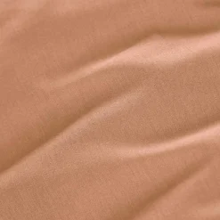 Drap plat percale de coton (240 x 300 cm) Cali Rose pêche