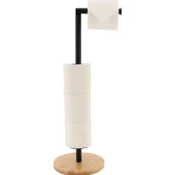 Dérouleur papier toilette avec réserve Harmonie Noir