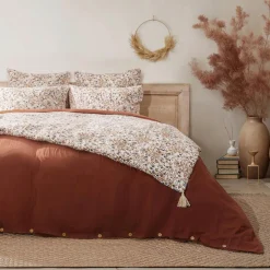 Edredon gaze de coton (90 x 200 cm) Constance Beige pampa