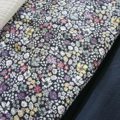 Edredon gaze de coton (90 x 200 cm) Elya Violet