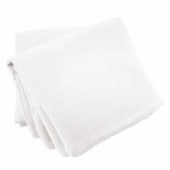 Edredon quadruple gaze de coton (90 x 220 cm) Victoria x Gaïa Blanc chantilly
