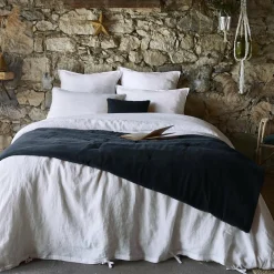 Edredon velours de coton (90 x 200 cm) Victor Bleu nuit