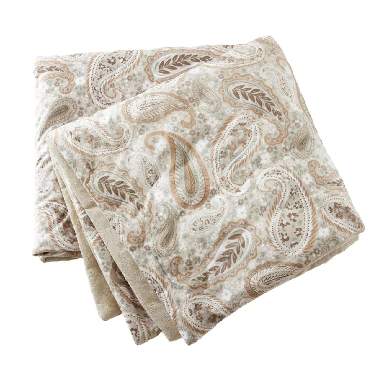 Edredon velours (90 x 220 cm) Dolores Beige