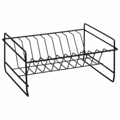 Egouttoir de cuisine en métal 2 niveaux (48 x 28 cm) Blackwood Noir