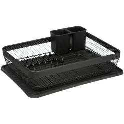 Egouttoir vaisselle en métal (43 x H13 cm) Mayaj Noir