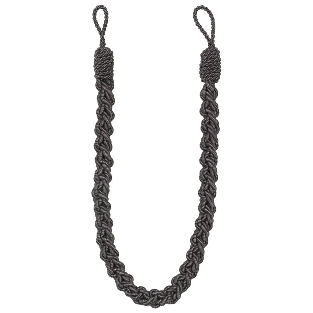 Embrasse rideau corde (74 cm) Jonas Grise