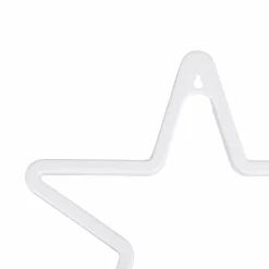 Enseigne lumineuse néon à piles (H26,8 cm) Étoile Jaune