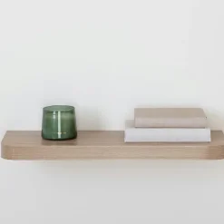 Etagère murale en bois (60 cm) Coins arrondis Fixy Naturel