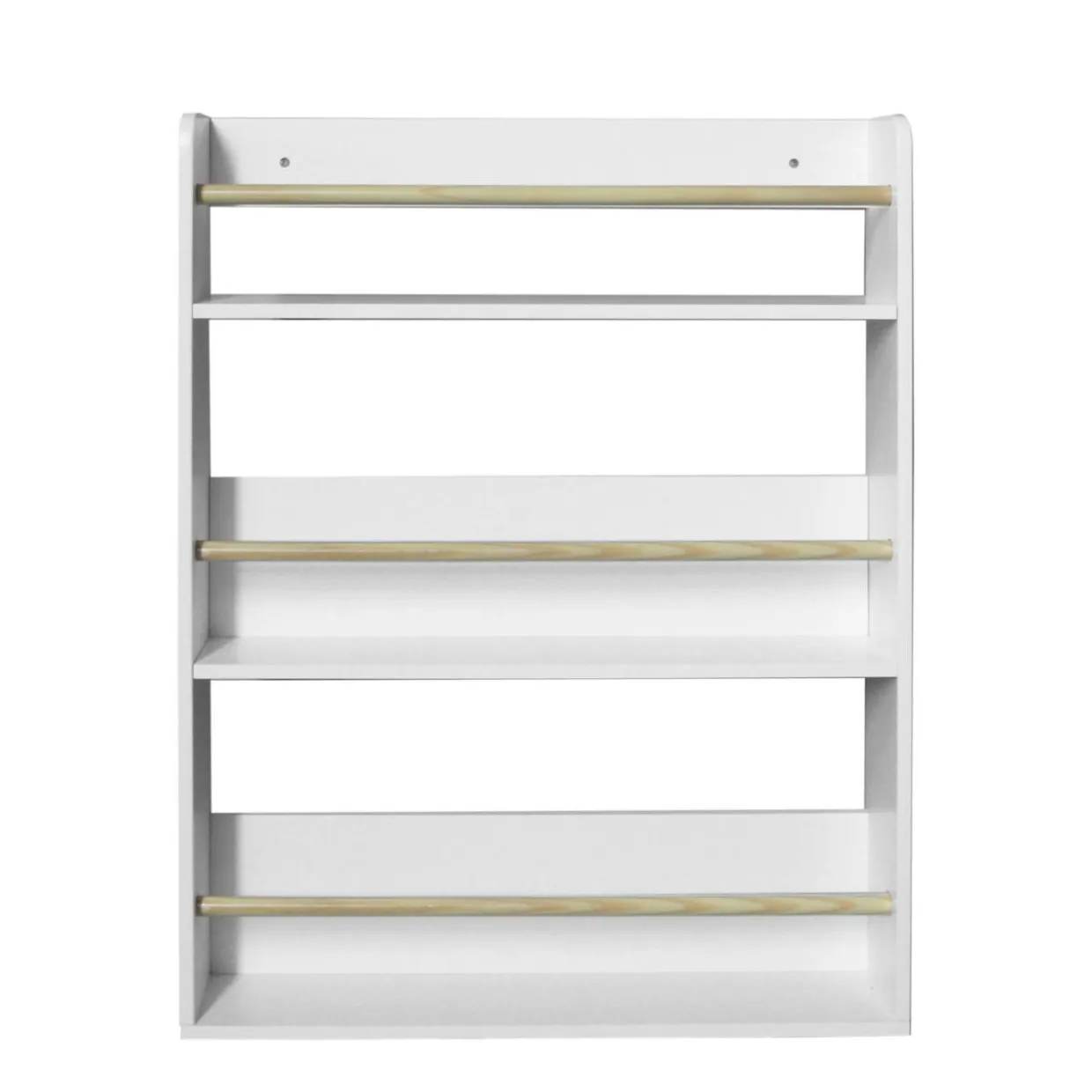Etagère murale enfant bois 3 niveaux (H80 cm) Zoa Blanche