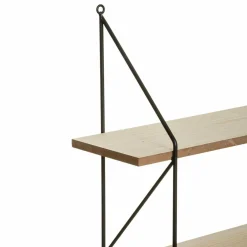 Etagère murale 4 niveaux (60 x H80 cm) Iris Noir