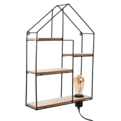Etagère murale (30 x H50 cm) Lum Maison Noire