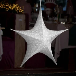 Etoile de Noël à suspendre (D80 cm) Christmas Argent