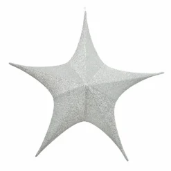 Etoile de Noël à suspendre (D80 cm) Christmas Argent