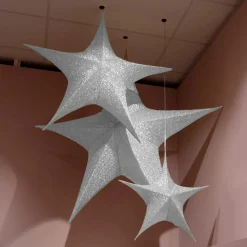 Etoile de Noël à suspendre (D180 cm) Christmas Argent
