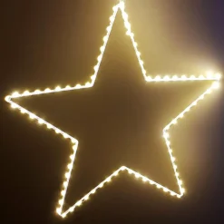 Etoile lumineuse à suspendre 130 LED (D38 cm) Kais Blanc chaud