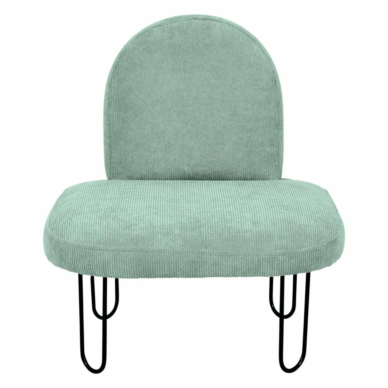 Fauteuil enfant velours (H50 cm) Augustin Vert