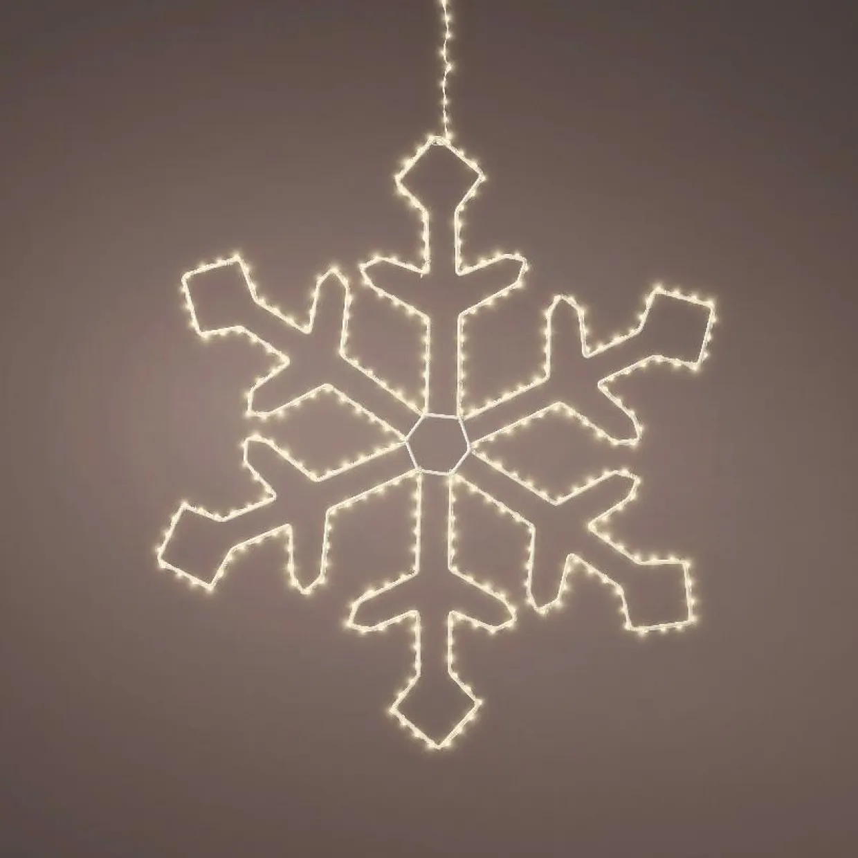Flocon lumineux à suspendre 335 LED (D58 cm) Everest Blanc chaud