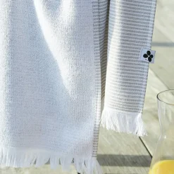 Fouta coton et éponge (95 x 180 cm) Naël Vert nénuphar