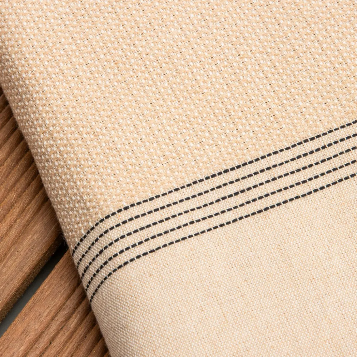 Fouta coton recyclé (100 x 200 cm) Beach Beige