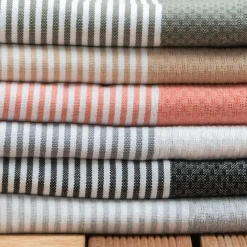 Fouta coton recyclé (100 x 200 cm) Océane Beige