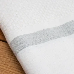 Fouta coton recyclé (100 x 200 cm) Selma Blanche