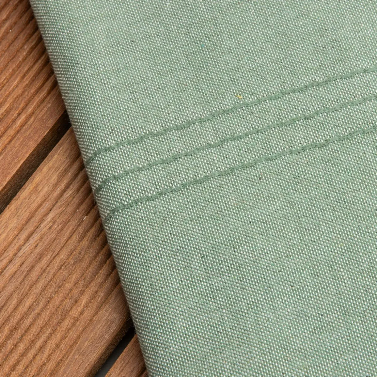 Fouta coton recyclé (100 x 200 cm) Sunshine Vert kaki