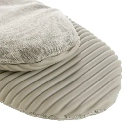 Gant de cuisine ambidextre coton (30x18 cm) Adam Beige