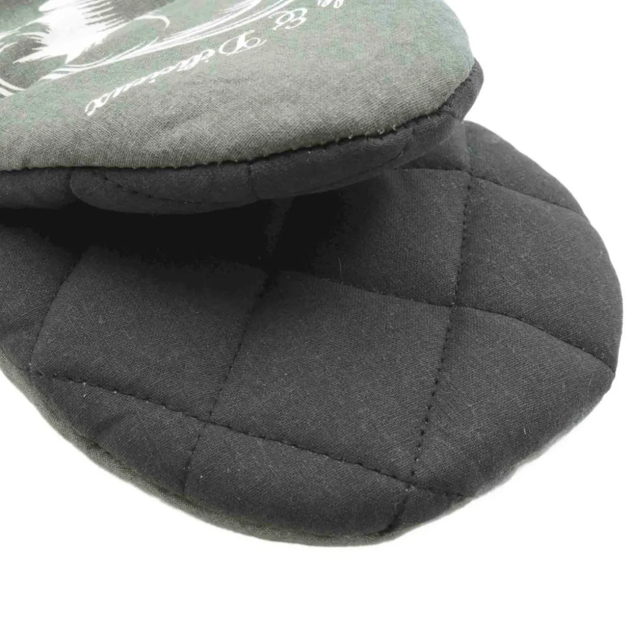 Gant de cuisine coton (24.5 x 14.5 cm) Grand Chef Gris