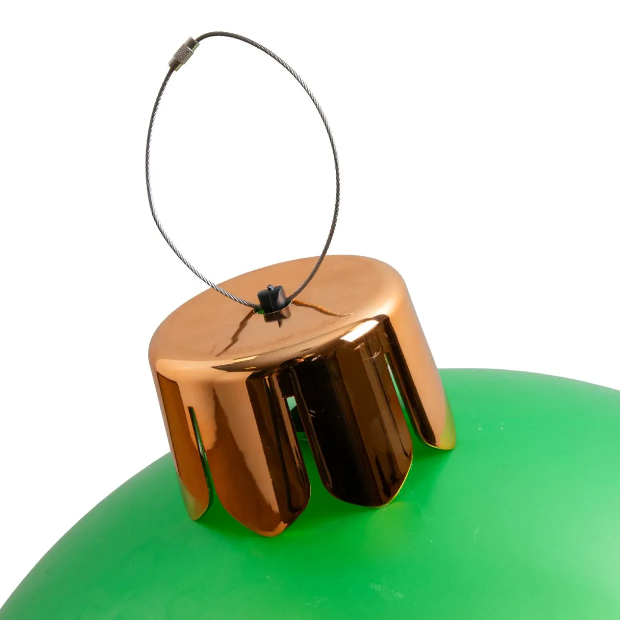 Grande boule de Noël gonflable (D45 cm) Vert