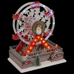 Grande roue musicale et animée (H28 cm) Christmas Multicolore