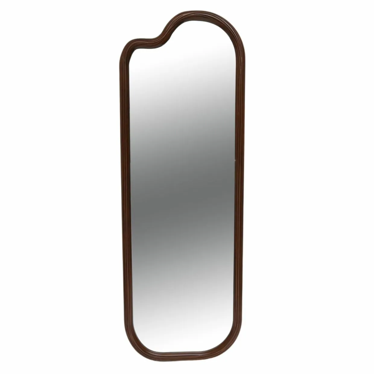 Grand miroir mural en bois (H173 cm) Calcutta Bois foncé