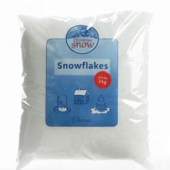 Gros sachet de neige artificielle (2 kg) Flocons de neige