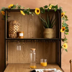 Guirlande artificielle tournesol (180 cm) Naki Jaune
