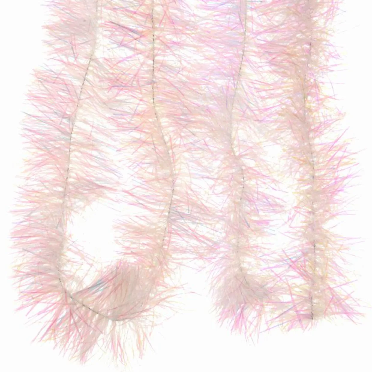 Guirlande de Noël (D10 cm) Candy Blanc irisé