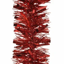 Guirlande de Noël (D10 cm) (2 m) Alpine destructurée Rouge