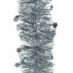 Guirlande de Noël (D10 cm) étoilée Alpine Bleu clair