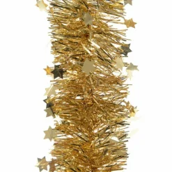 Guirlande de Noël (D10 cm) étoilée Alpine Or