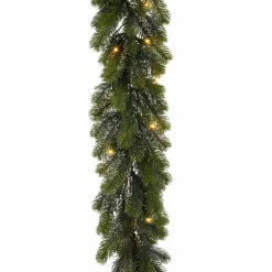 Guirlande de sapin lumineuse 35 LED (180 cm) Winnipeg Vert et Blanc chaud