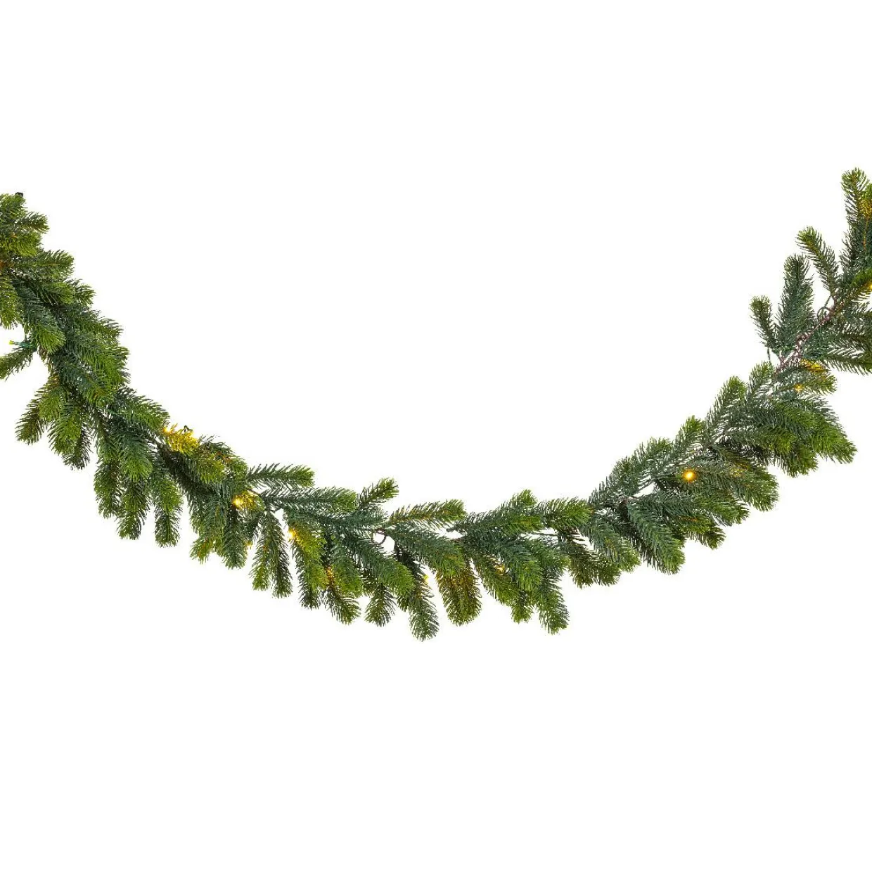 Guirlande de sapin lumineuse 50 Led (270 cm - D30) Manitoba Blanc chaud