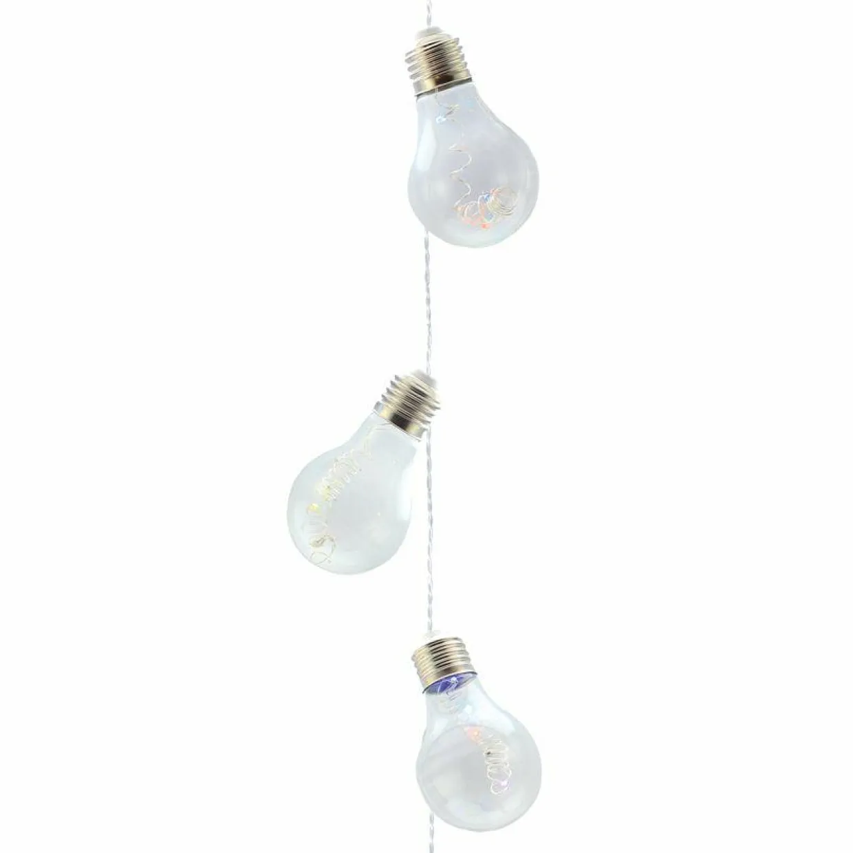 Guirlande lumineuse ampoule 2,70 m 10 LED Guinguette Multicolore