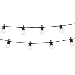 Guirlande lumineuse connectable jardin 9,5 m 20 LED Guinguette Garden Blanc chaud