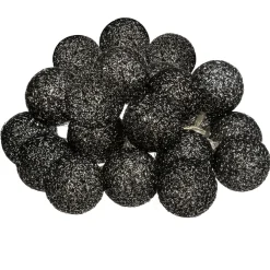 Guirlande lumineuse déco 20 boules 4,36 m Bobina Noir