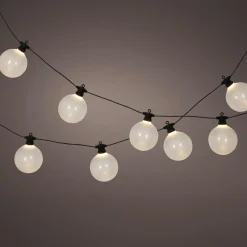 Guirlande lumineuse de jardin connectable 10 LED (4,5 m) Garden fiesta Blanc chaud