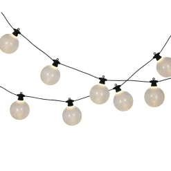 Guirlande lumineuse de jardin connectable 10 LED (4,5 m) Garden fiesta Blanc chaud