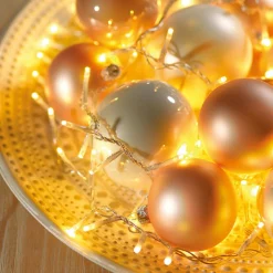 Guirlande lumineuse 22,50 m 1000 LED câble transparent Luxe Blanc chaud
